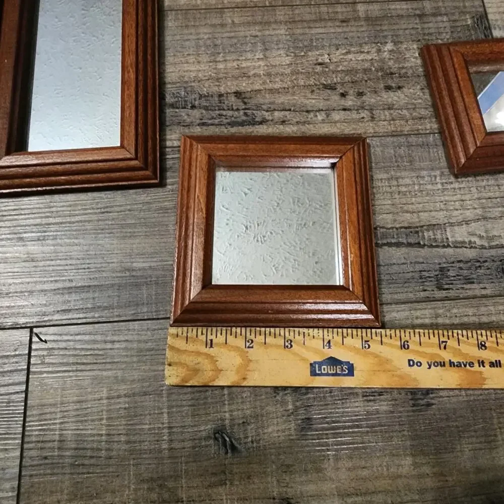 4 Home Interiors mirrors 3 are a set various sizes V